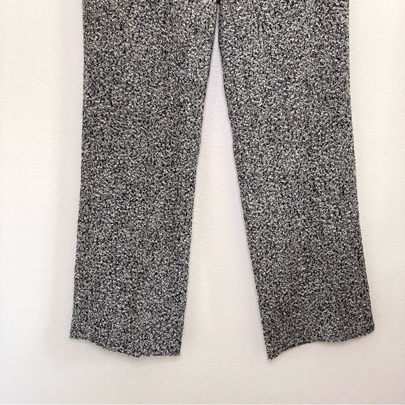 Agnona Italy Alpaca Wool Textured Trouser Pant Black White IT 46 US 10 Medium - Picture 4 of 13